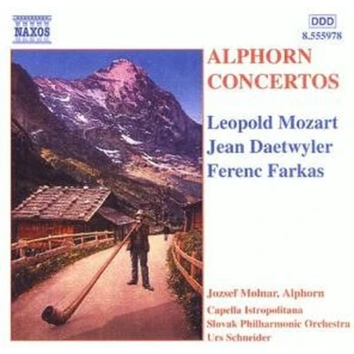 Afbeelding van Jozsef Molnar Alphorn Concertos (CD)