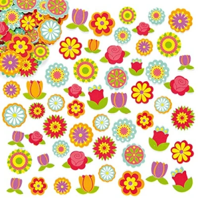 Afbeelding van Baker Ross Bloemen schuimstickers, 144 delige set