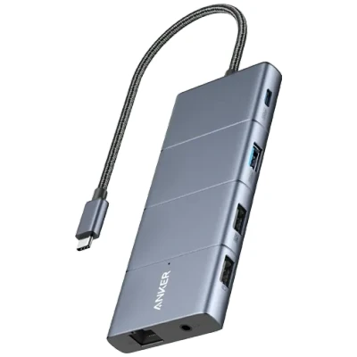 Image de Anker PowerExpand 11 In 1 USB C Hub Gris