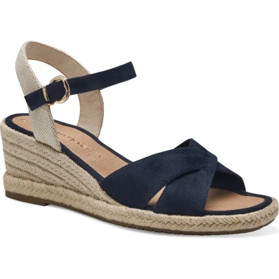 Afbeelding van Tamaris Espadrilles, Dames, Maat: 36, Navy Schoenen