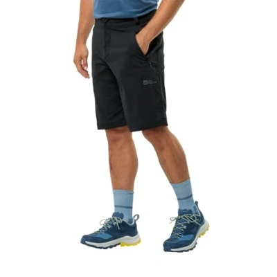 Afbeelding van Jack Wolfskin Glastal Shorts Outdoorshorts, Heren, Maat: 54, Black