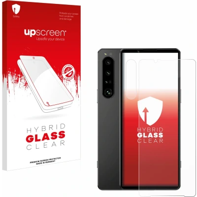 Afbeelding van upscreen Screenprotector voor Sony Xperia 1 IV (Voor+Camera) Folie Beschermfolie Beschermglas transparant