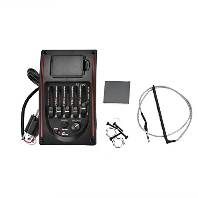 Afbeelding van Akoestische Gitaar Voorversterker,Piezo Pickup Gitaar, Digitale EQ PS 500 5Band Equalizer Piëzo Micro voor