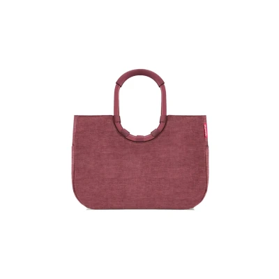 Afbeelding van Reisenthel Loopshopper L Shopper 25L Twist Maroon Donkerrood