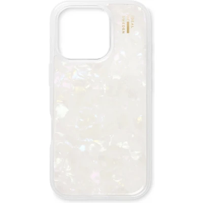 Afbeelding van iDeal of Sweden Hoesje Geschikt voor iPhone 16 Pro Max Pearlized Case Wit