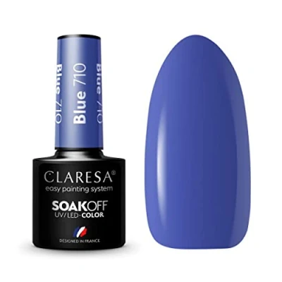 Afbeelding van Soak Off UV/LED Blauw hybride vernis 710 5g