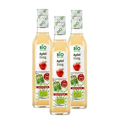 Afbeelding van BioNaturo ongepasteuriseerde appelciderazijn, 3 stuks (3 x 250 ml)