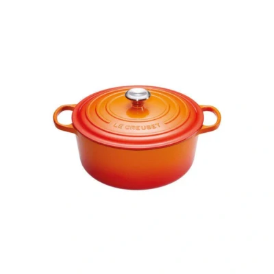 Afbeelding van Le Creuset Gietijzeren Ronde Braadpan In Oranjerood 18cm 1,8l