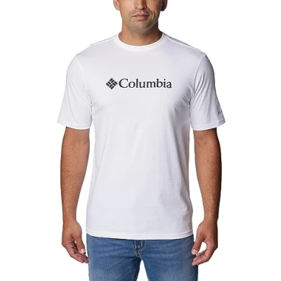 Afbeelding van Columbia CSC Basic LOGO Short Sleeve Tshirt print, Heren, Maat: XL, White
