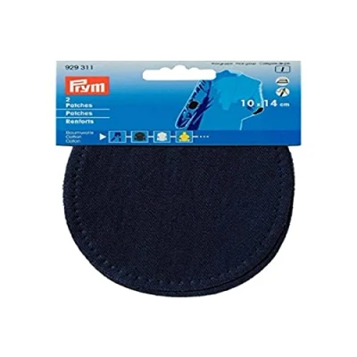 Afbeelding van Prym Katoenen patch, blauw, 14 x 10 cm