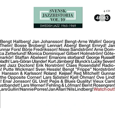 Afbeelding van Various Artists Svensk Jazzhistoria Vol 10 1965 196 (4 CD)