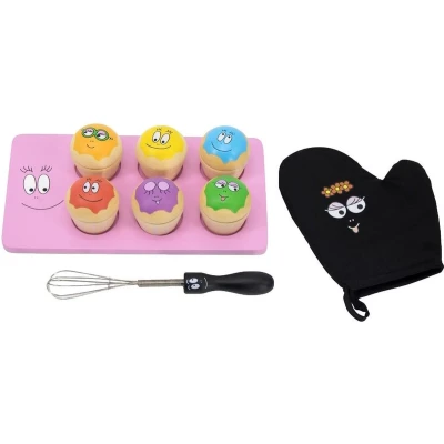 Afbeelding van Label Barbapapa Houten Cupcakes Set LLBB 35808