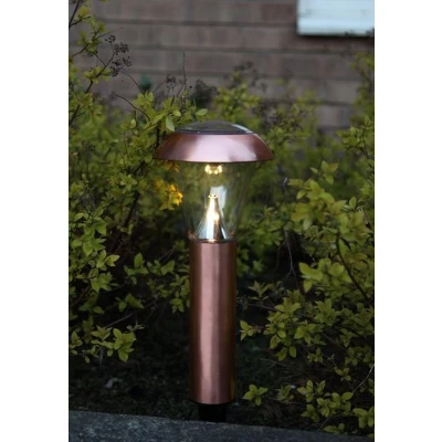 Afbeelding van Solar Priklamp Koper Warm Wit 36CM Zonne Energie