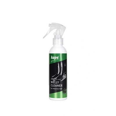 Afbeelding van Kaps Welly Laarzenreiniger, Wellington rubberlaarzen schoenreiniger, UV bescherming voor schoenen en laarzen, 200 ml 7 fl. oz., transparant, Transparant