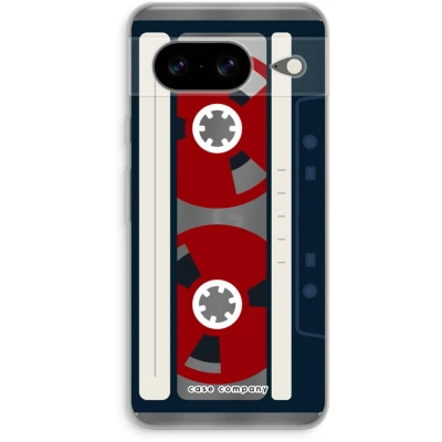 Afbeelding van Case Company® hoesje geschikt voor Google Pixel 8 Here&#039;s your tape Soft Cover Telefoonhoesje Bescherming aan alle Kanten en Schermrand