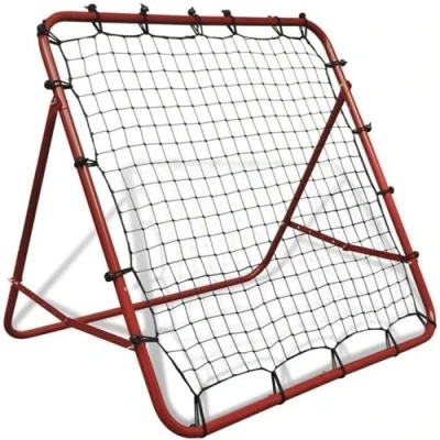 Image de vidaXL Filet de rebond football réglable 100x100 cm 90685