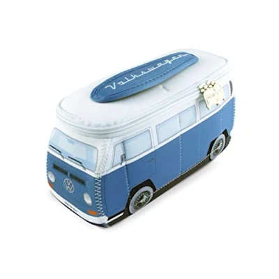 Afbeelding van Brisa VW Collection Volkswagen T2 Bulli Bus 3D universele reiscultuur make up, Blauw,