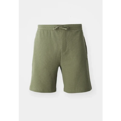 Afbeelding van BOSS Waffle Pyjamabroek, Heren, Maat: Small, Open green