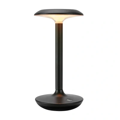 Afbeelding van LED tafellamp Petit, zwart, aluminium, IP44