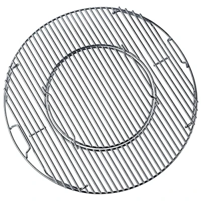 Afbeelding van FLAMMBURO BBQ System Rond grillrooster Ø 57/54,5 cm ook verkrijgbaar in 47/44 van verchroomd staal, grillrooster, (apparaten 57 cm/kookoppervlak 54,5 cm)