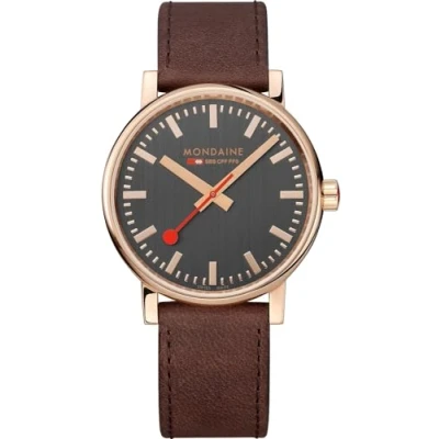 Afbeelding van Mondaine MSE.40181.LG Evo2 Unisex Horloge