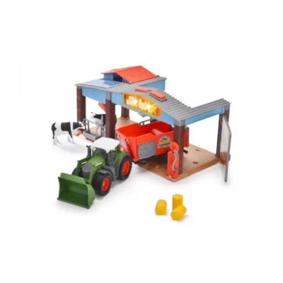Afbeelding van Dickie Toys Fendt Boerenschuur Speelset + Licht En Geluid