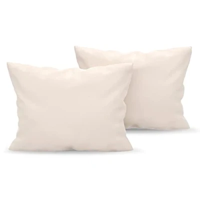 Afbeelding van Dreamzie Kussensloop, 50 x 70 cm, set of 2 microvezel, Oeko Tex gecertificeerd, zacht, geborsteld, perzikhuidgevoel, wit