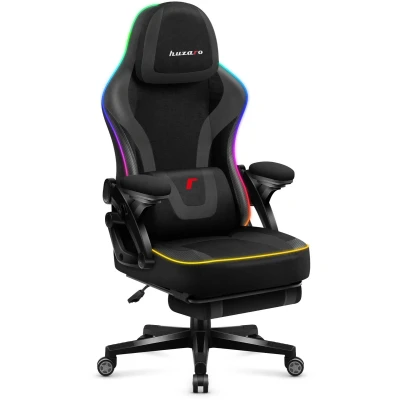Afbeelding van Huzaro Force 4.6 Black RGB Smart Gaming stoel