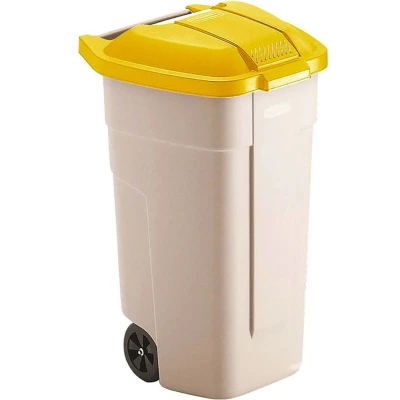 Afbeelding van Rubbermaid Deksel voor Mobiele Container Geel
