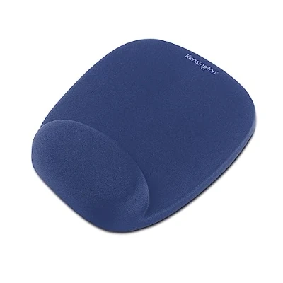 Afbeelding van Muismat Kensington met Polsondersteuning Foam blauw
