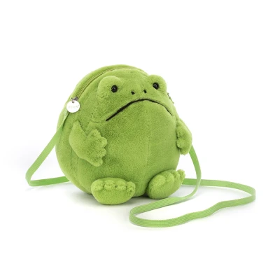 Afbeelding van Jellycat kindertas kikker ricky 17 cm