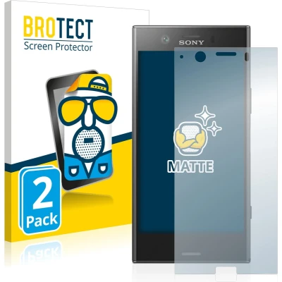 Afbeelding van BROTECT Screenprotector voor Sony Xperia XZ1 Compact Folie Beschermfolie matte (2 Stuks)