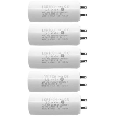 Afbeelding van Condensatoren, 3,5 µF, 2,8 mm, vlakke bodem voor rolluiken (5)
