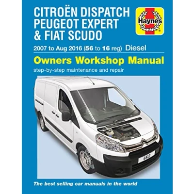 Afbeelding van Citroen Dispatch, Peugeot Expert &amp; FIAT Scudo Diesel (&#039;07 Aug &#039;16) 56 to 16