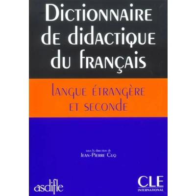 Image de Dictionnaire didactique langue etrangere et seconde
