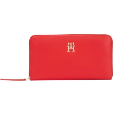 Afbeelding van Tommy Hilfiger Logotape Portemonnee, Dames, Maat: One Size, Red