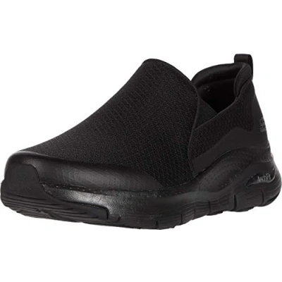 Afbeelding van Skechers Arch Fit Herensneakers, zwart.