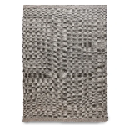 Afbeelding van Vloerkleed McKenna 100% Wol Laagpolig Tapijt Creme Grijs 190x290 cm Rechthoek Tapijtenloods