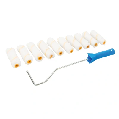 Afbeelding van Silverline Mini verfbeugel met 10 rollers 100 mm