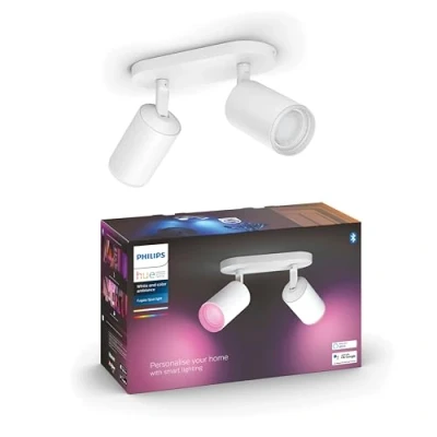 Afbeelding van Philips Hue Fugato opbouwspot wit en gekleurd licht 2 spots
