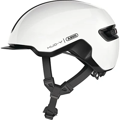Afbeelding van Abus helm HUD Y shiny white M 54 58cm