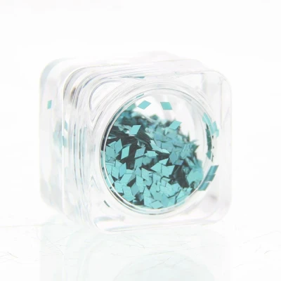 Afbeelding van Sibel Nails Paillettes Art Nail Slice Kit Turquoise clair