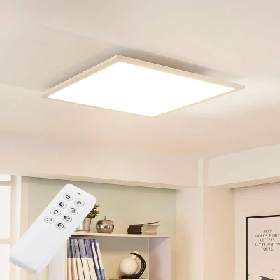 Afbeelding van Arcchio LED paneel met dimmer 1licht metaal, aluminium, kunststof H: 5.2 cm wit (RAL 9016) Inclusief lichtbron