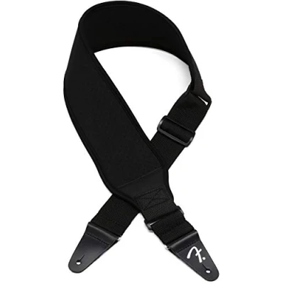Afbeelding van Fender Swell Neoprene Strap 3&quot; (Black) Gitaarband