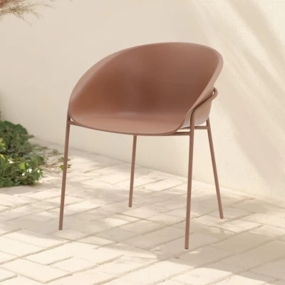 Afbeelding van DS4U® Ella terrasstoel terracotta