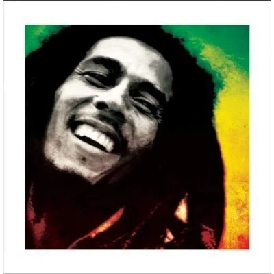 Afbeelding van Poster Bob Marley 40 X Cm Multicolor