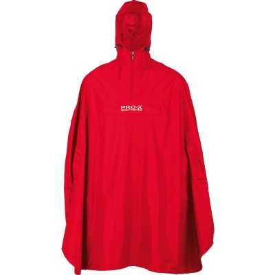 Afbeelding van Pro x Elements Fietsponcho Pasofino Polyamide Rood Maat Xs/s