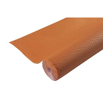 Afbeelding van Pro tafelkleed, ref. 800685l, doos van 16 wegwerptafelkleden gemaakt versierd papier, unieke, esthetische en diepe versiering, rol 6 m lang 1,20 breed, kleur: mandarijn, in Frankrijk