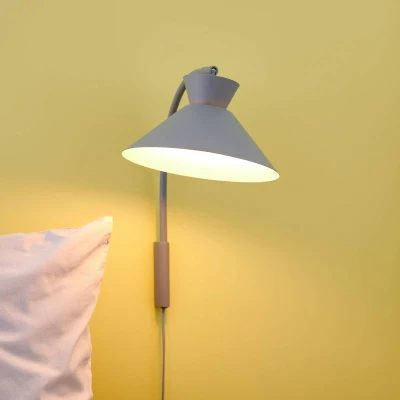 Afbeelding van Nordlux Dial wandlamp E27 grijs