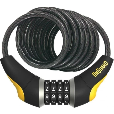 Afbeelding van Onguard Kabelslot Dobermann Combo 185 Cm X 10 Mm Zwart